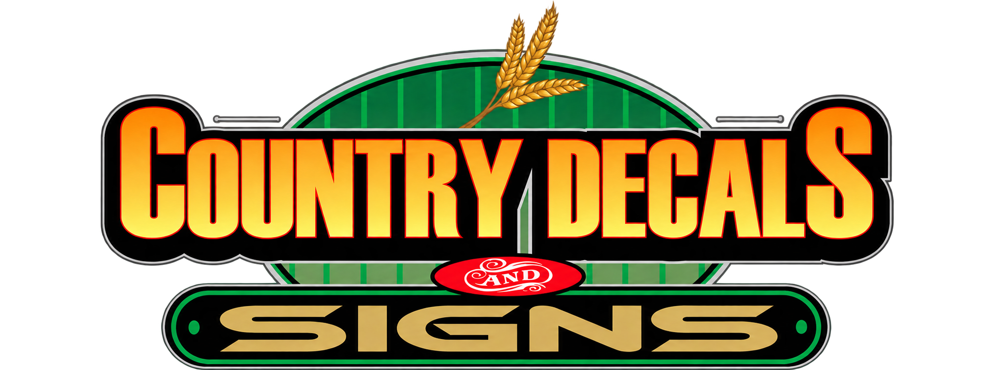 Country Decals and Signs